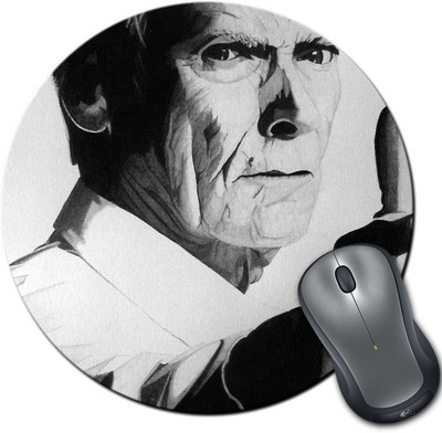 

Rangeele Inkers Clint Eastwood Sketch Round Mousepad(Multicolor)