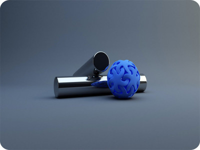 

SYL Blue Ball Mousepad(Multicolor)