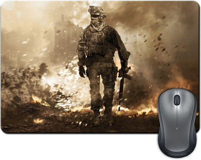 

ShopMantra Military Gamer Character Artwork Mousepad(Multicolor)