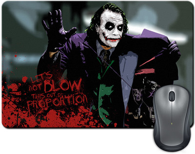 

ShopMantra dark knight joker let's not blow this Mousepad(Multicolor)