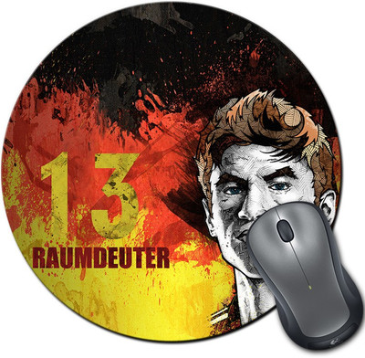 

ShopMantra Thomas MüLler Germany Football Round Mousepad- SMMR00000218 Mousepad(Multicolor)