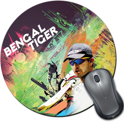 

ShopMantra Saurav Ganguly Dadagiri Round Mousepad- SMMR00000317 Mousepad(Multicolor)
