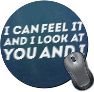 

Rangeele Inkers You And I Round Mousepad(Multicolor)