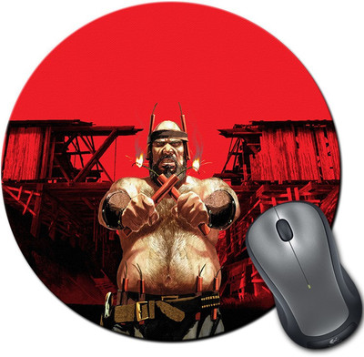 

Rangeele Inkers Red Dead Redemption Fatman Round Mousepad(Multicolor)