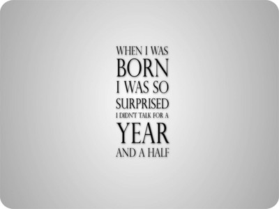 

SYL When I Was Born Mousepad(Multicolor)