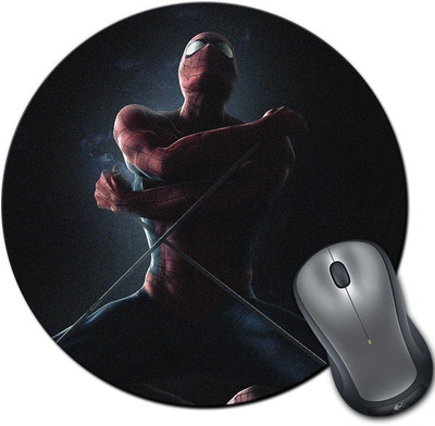 

Rangeele Inkers Spiderman Stretching Web Round Mousepad(Multicolor)