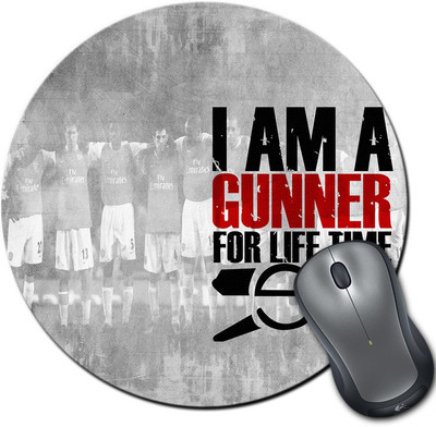 

ShopMantra Arsenal Gunner Round Mousepad- SMMR00000130 Mousepad(Multicolor)