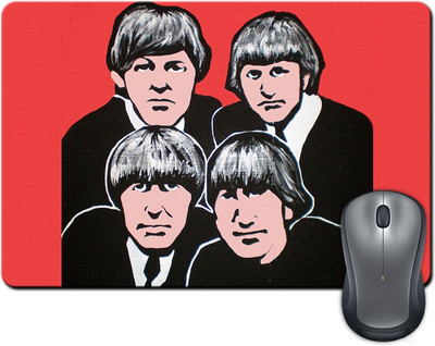 

Rangeele Inkers The Beatles Simple Painting Mousepad(Multicolor)