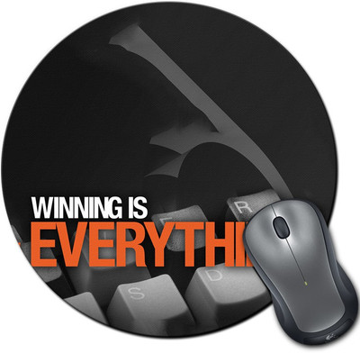 

Rangeele Inkers Winning Is Everything Round Mousepad(Multicolor)