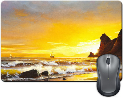 

ShopMantra Sunset Sea Paint Mousepad(Multicolor)