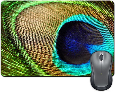 

ShopMantra Peacock Feather Mousepad(Multicolor)