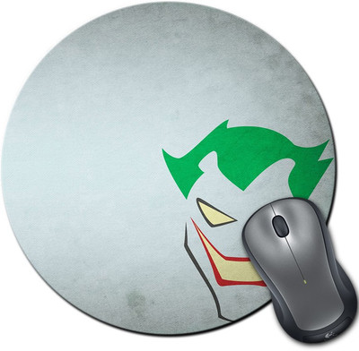 

Rangeele Inkers Joker Minmal Artwork Round Mousepad(Multicolor)
