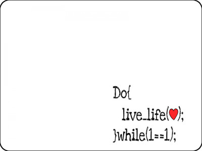 

SYL DO While Programming Mousepad(Multicolor)