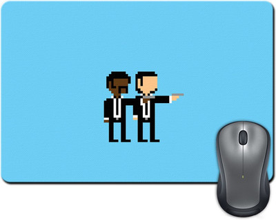 

Rangeele Inkers Pulp Fiction Minimal Pixel Art Mousepad(Multicolor)