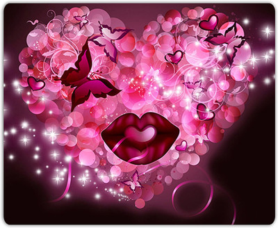 

Lovely Collection Beautiful Heart Mousepad(Multicolor)