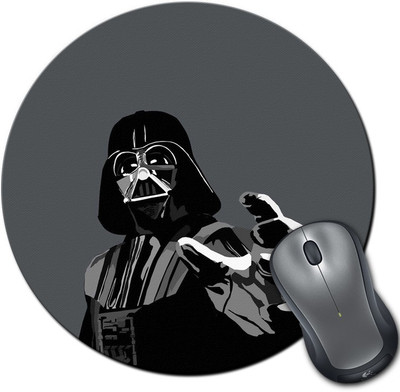 

Rangeele Inkers Darth Vader Grabbing Round Mousepad(Multicolor)