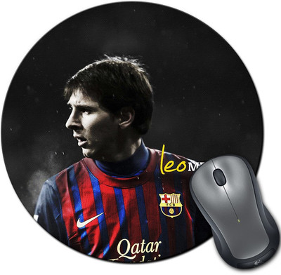 

Rangeele Inkers Leo Messi Round Mousepad(Multicolor)