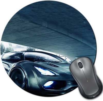 

Rangeele Inkers Koenigsegg Round Mousepad(Multicolor)