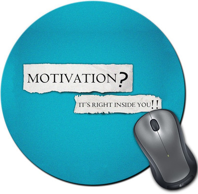 

Rangeele Inkers Motivation Inside You Round Mousepad(Multicolor)