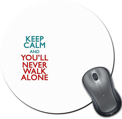 

Rangeele Inkers Liverpool Fc Quote Round Mousepad(Multicolor)