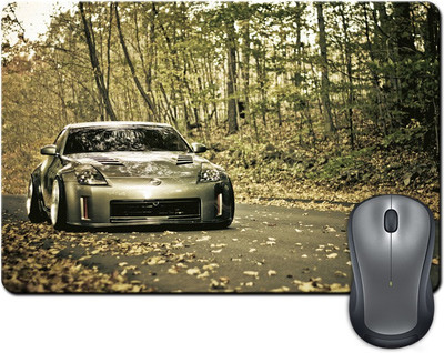 

Rangeele Inkers Nissan Car Om Road Mousepad(Multicolor)