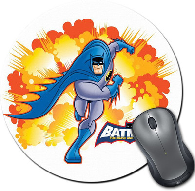 

Rangeele Inkers Batman Comic Round Mousepad(Multicolor)
