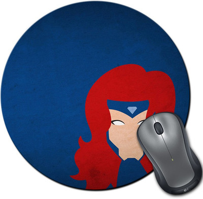 

Rangeele Inkers Jean Grey X Men Minimal Round Mousepad(Multicolor)