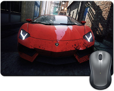 

ShopMantra Red Lamborghini Mousepad(Multicolor)