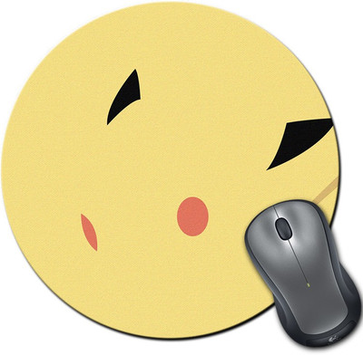 

Rangeele Inkers Pikachu Minimal Round Mousepad(Multicolor)