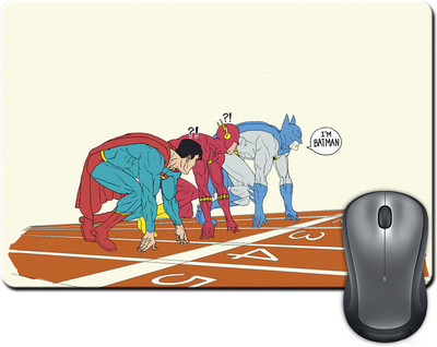 

ShopMantra Superhero Race Funny Mousepad(Multicolor)