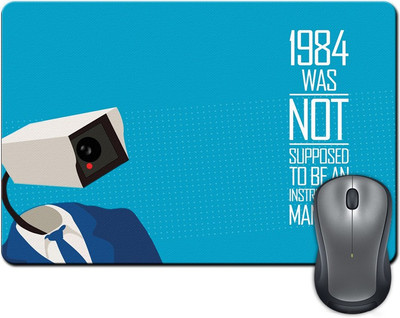 

ShopMantra It was not supposed minimal quote design Mousepad(Multicolor)