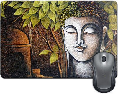 

ShopMantra Buddha Digital Crayon Paint Mousepad(Multicolor)