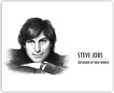 

Lovely Collection Steve Jobs Mousepad(Multicolor)