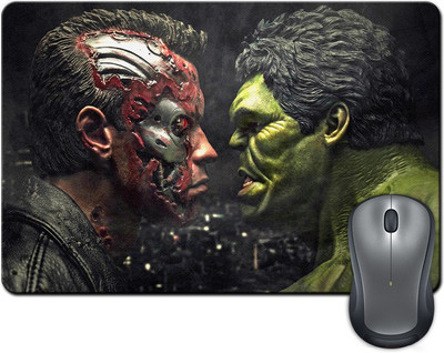 

Rangeele Inkers Terminator Vs Hulk Mousepad(Multicolor)