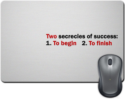 

Rangeele Inkers Finsh Wat You Start Mousepad(Multicolor)