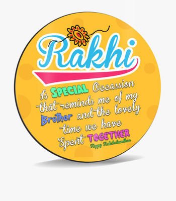 

SKY TRENDS Sky Trends Rakhi Is Special Occasion That Remind Me Of My.Shading Multicolor Naming Yellow Color Gifts. Mousepad(Multicolor)