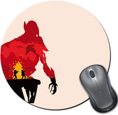

Rangeele Inkers Stars Wars Art Round Mousepad(Multicolor)