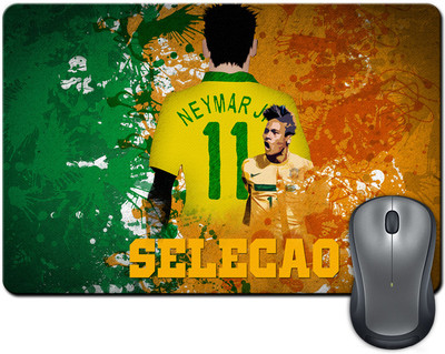 

ShopMantra Neymar Brazil Football Mousepad(Multicolor)