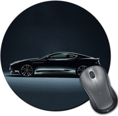 

Rangeele Inkers Fast Black Car Round Mousepad(Multicolor)