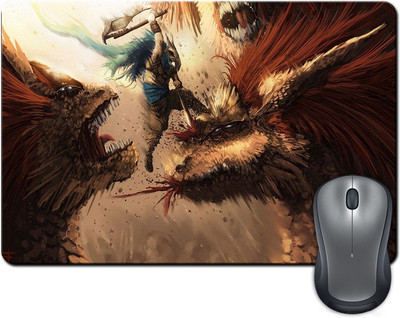

ShopMantra Gamer Monsters Fighting Mousepad(Multicolor)