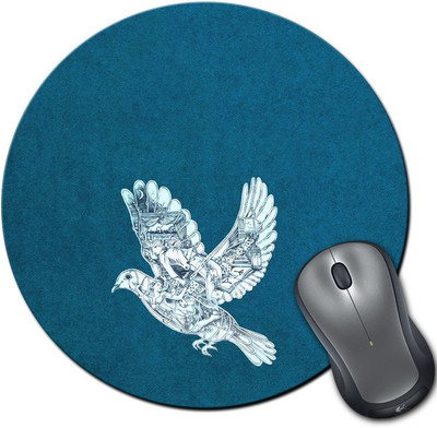 

Rangeele Inkers Coldplay True Love Round Mousepad(Multicolor)