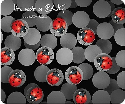 

Allthingscustomized Lady Bug Mousepad(Multicolor)