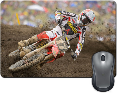

Rangeele Inkers Dirt Bike Ride Mousepad(Multicolor)