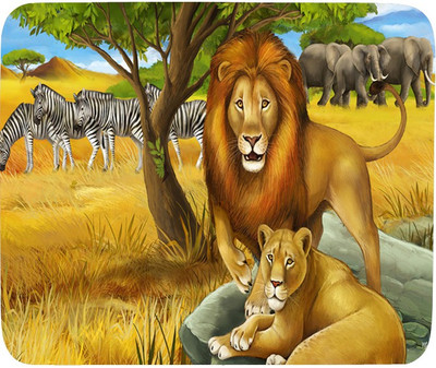 

PhotogiftsIndia Indian Lion Mousepad(Multicolor)