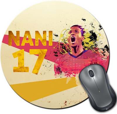 

ShopMantra Nani Footballer Artwork Round Mousepad- SMMR00000162 Mousepad(Multicolor)