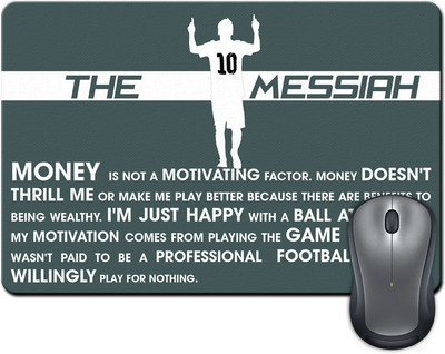 

ShopMantra Leo Messiah Argentina Football Mousepad(Multicolor)