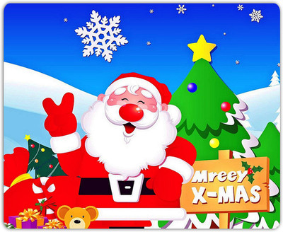 

Lovely Collection Christmas Santa Mousepad(Multicolor)
