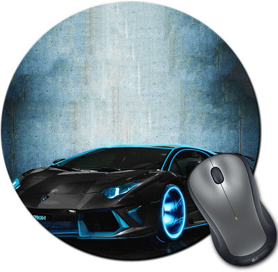 

Rangeele Inkers Tron Legacy Car Round Mousepad(Multicolor)