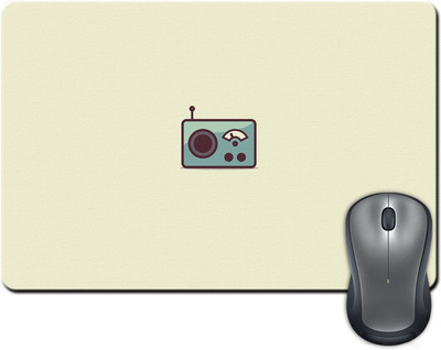 

Rangeele Inkers Vintage Radio Mousepad(Multicolor)