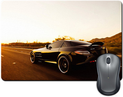 

ShopMantra Stylish Black Car-Smmp00000304 Mousepad(Multicolor)